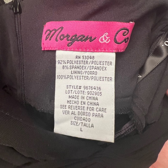 Beautiful black little dress Morgan & Co. size Large - Picture 5 of 5